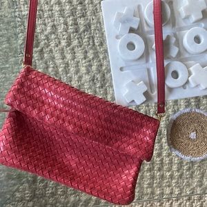 Genuine leather crossbody